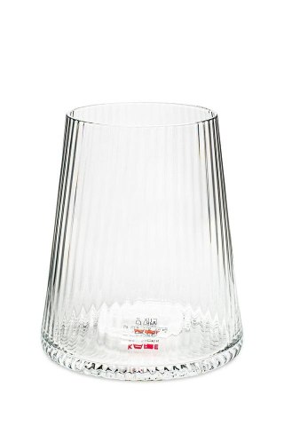 KARE komplet 4 szklanek RIFFLE 440ml transparentny