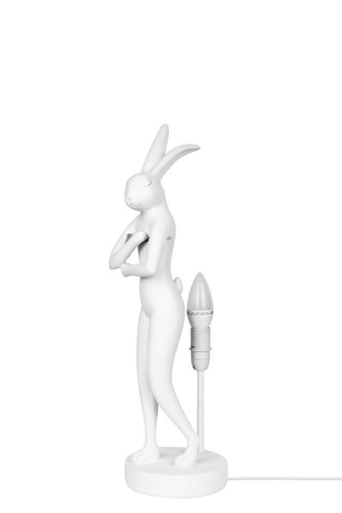 Kare Design KARE lampa stołowa RABBIT 50 cm biała / różowa