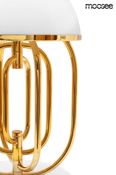 MOOSEE lampa stołowa BOTTEGA złota / biała