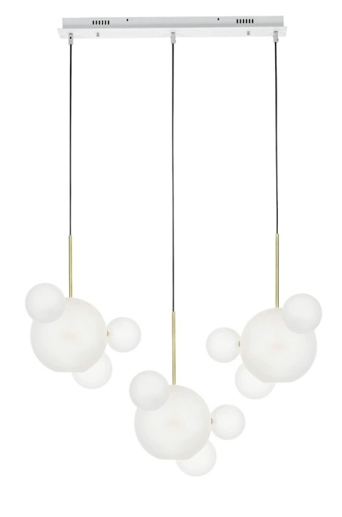 Moosee MOOSEE lampa wisząca CAPRI LINE 3 złota / biała