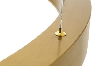 Moosee MOOSEE lampa wisząca RING 100 + 100 + 100 złota na jednej podsufitce