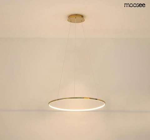 Moosee MOOSEE lampa wisząca RING SLIM 40 złota