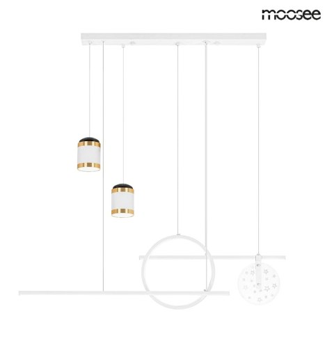 Moosee MOOSEE lampa wisząca STARS biała