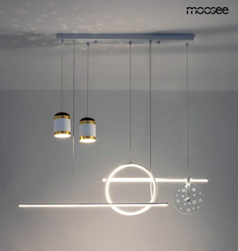 Moosee MOOSEE lampa wisząca STARS biała