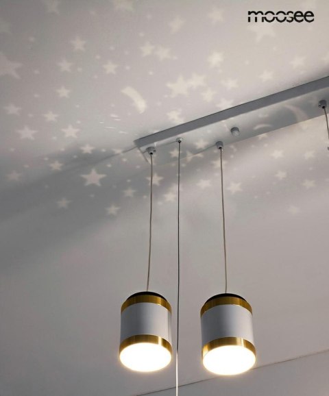 Moosee MOOSEE lampa wisząca STARS biała