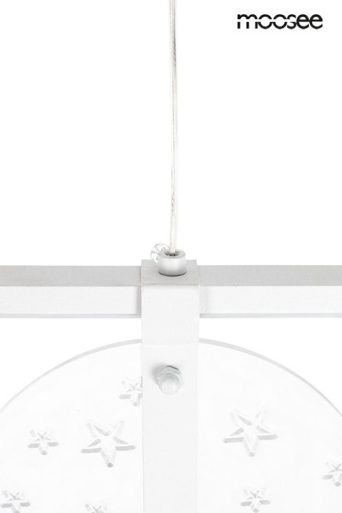Moosee MOOSEE lampa wisząca STARS biała