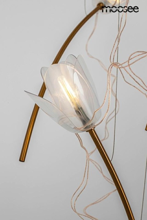 Moosee MOOSEE lampa wisząca TULIPPE 14 LINE złota