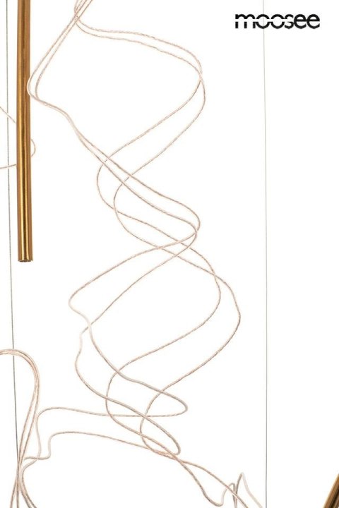 Moosee MOOSEE lampa wisząca TULIPPE 14 LINE złota