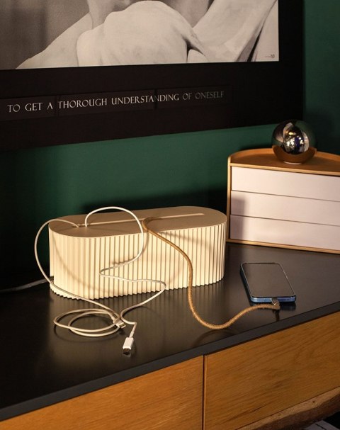 King Home Organizer na przedłużacz SHP DULE beżowy