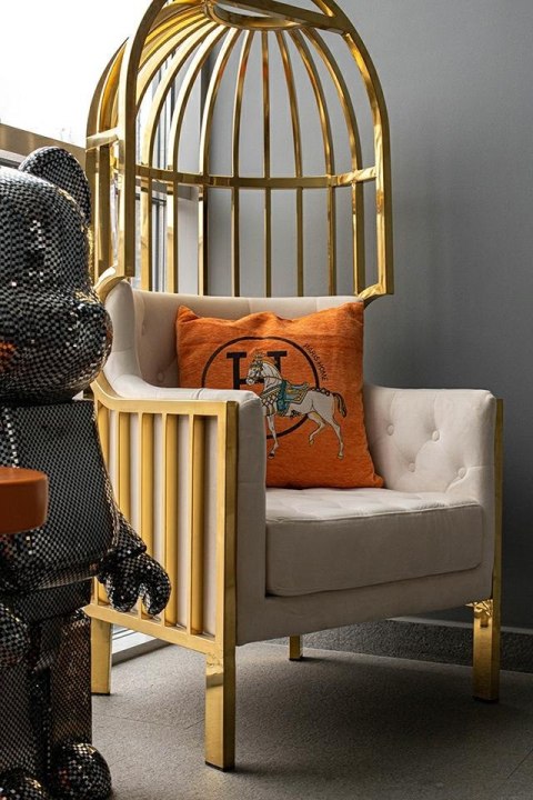 King Home Poduszka dekoracyjna SHP PARIS HOME pomarańczowa