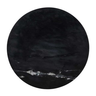 Richmond Interiors RICHMOND stolik IRONVILLE 50 cm - marmur, metal, MDF, sklejka brzozowa