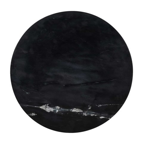 Richmond Interiors RICHMOND stolik IRONVILLE 50 cm - marmur, metal, MDF, sklejka brzozowa