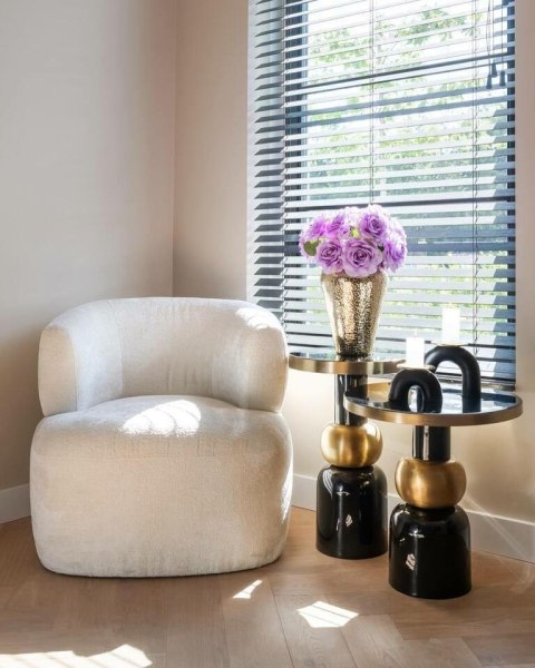 Richmond Interiors RICHMOND stolik MOSE 41 czarny