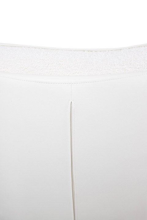 Fotel bujany OTILIA TEDDY biały