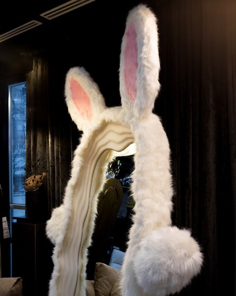 King Home Lustro stojące BUNNY z oświetleniem LED 240x150 cm