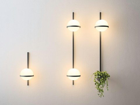 MOOSEE lampa ścienna PLANT WALL czarna