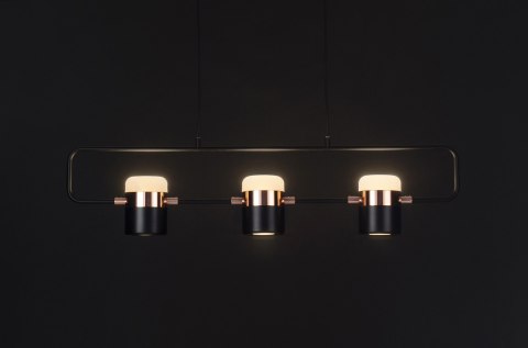 MOOSEE lampa wisząca BLINK 3 czarna