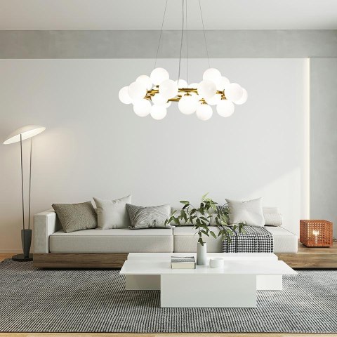 Moosee MOOSEE lampa wisząca COSMO 72 złota