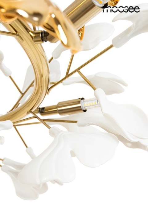 Moosee MOOSEE lampa wisząca FLORA 80 PP złota