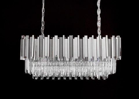 Moosee MOOSEE lampa wisząca IMPERIAL LONG SILVER 90