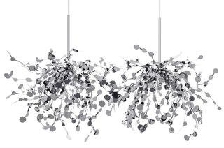 Moosee MOOSEE lampa wisząca MONETE chromowana