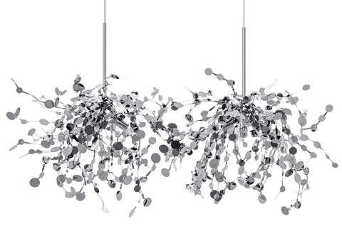 Moosee MOOSEE lampa wisząca MONETE chromowana