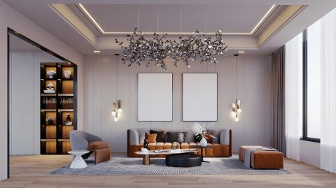 Moosee MOOSEE lampa wisząca MONETE chromowana