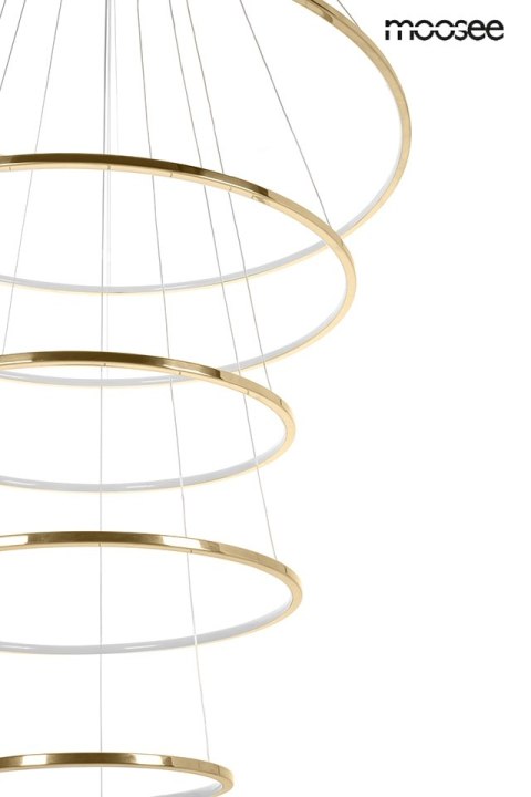 Moosee MOOSEE lampa wisząca RING SLIM L złota