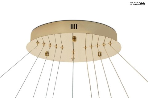 Moosee MOOSEE lampa wisząca RING SLIM L złota