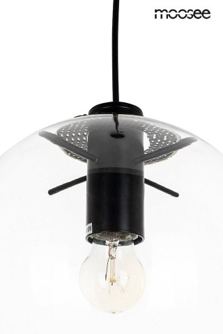 Moosee MOOSEE lampa wisząca SANDRA 30 czarna
