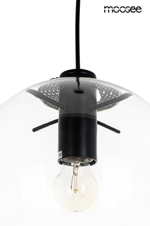 Moosee MOOSEE lampa wisząca SANDRA 30 czarna