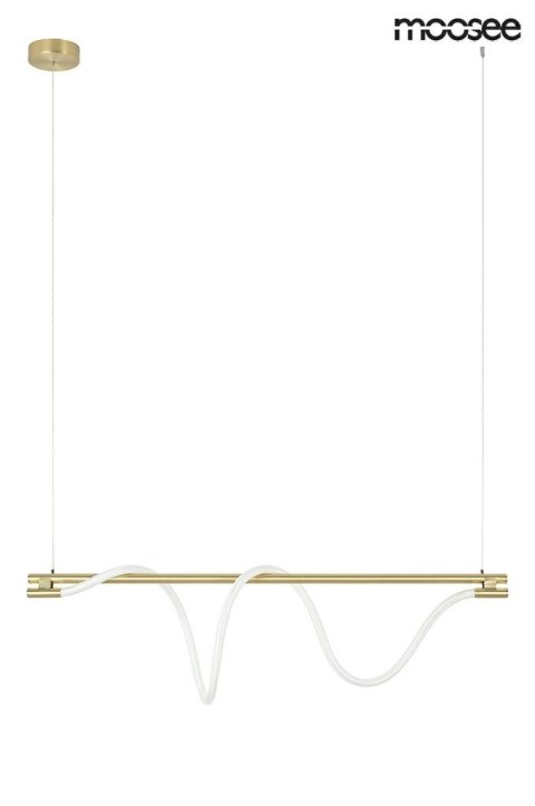 Moosee MOOSEE lampa wisząca SERPIENTE 120 złota