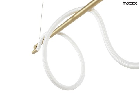 Moosee MOOSEE lampa wisząca SERPIENTE 120 złota