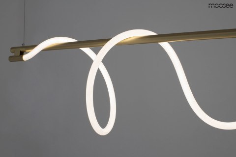 Moosee MOOSEE lampa wisząca SERPIENTE 120 złota