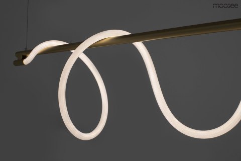 Moosee MOOSEE lampa wisząca SERPIENTE 120 złota