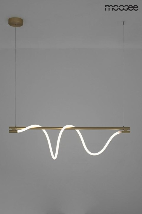 Moosee MOOSEE lampa wisząca SERPIENTE 120 złota