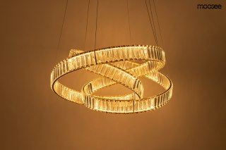 Moosee MOOSEE lampa wisząca WAVE 80 złota