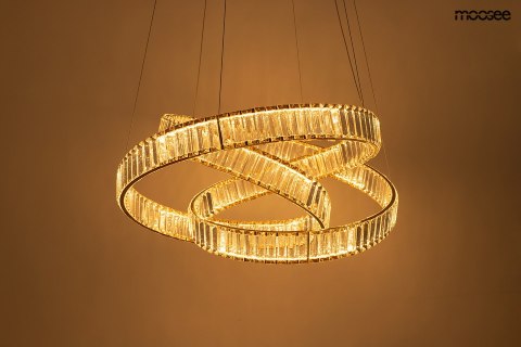 Moosee MOOSEE lampa wisząca WAVE 80 złota