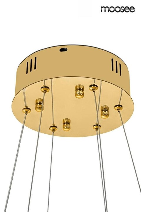 Moosee MOOSEE lampa wisząca WAVE 80 złota