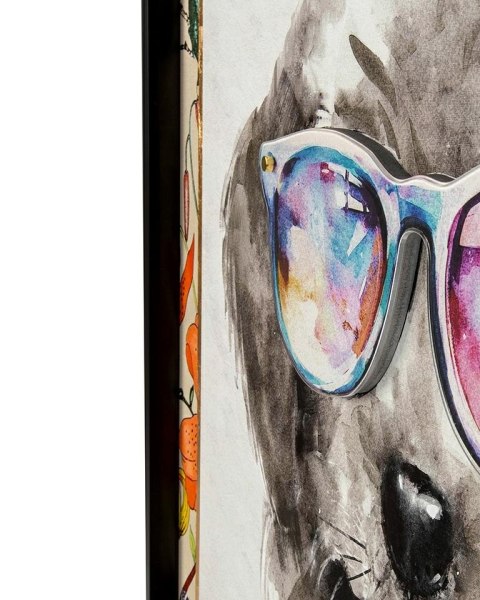 King Home Obraz COFFEE DOG 100x100 cm