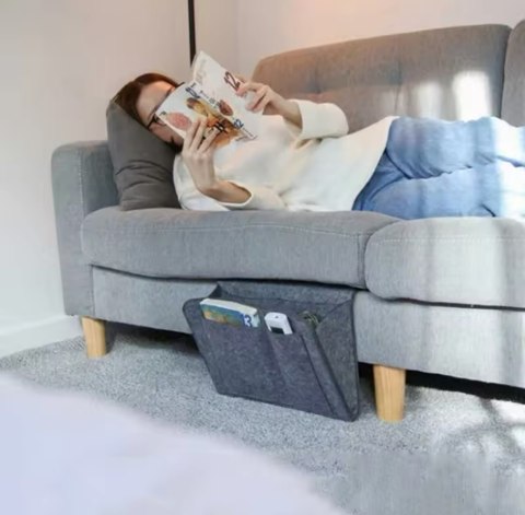 Organizer - schowek filcowy SHP NUDE szary