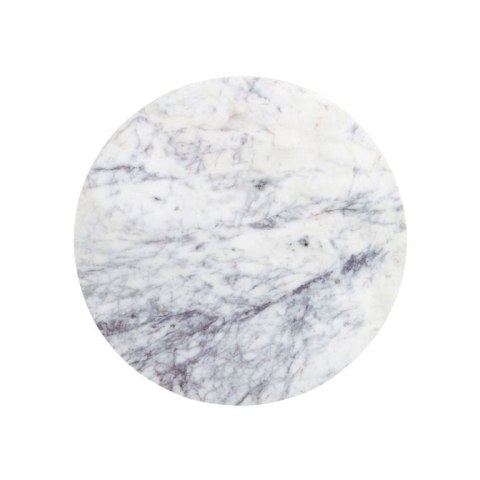 Richmond Interiors RICHMOND stolik CELINE 40 - marmur, złota podstawa