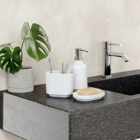 Umbra UMBRA kubek na szczoteczki STEP - biały