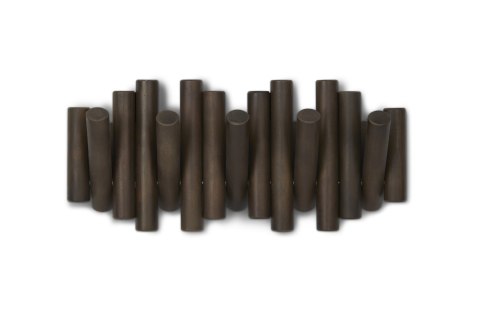 Umbra UMBRA wieszak na ubrania PICKET RAIL ciemny orzech