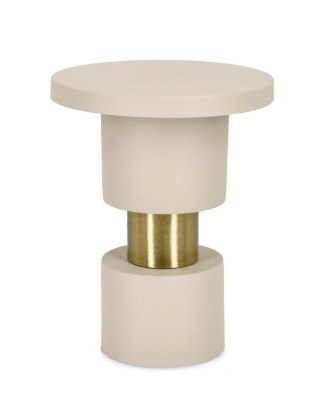 BIZZOTTO stolik kawowy MITUL FOG beżowy / złoty