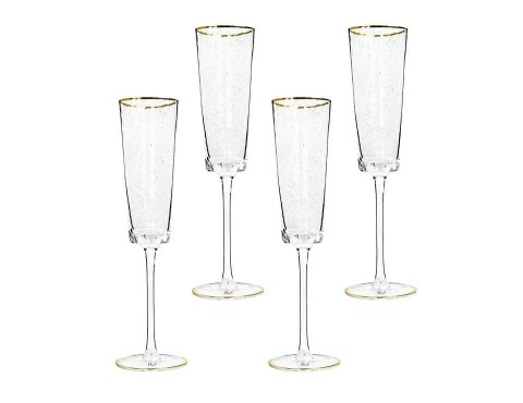 KARE komplet 4 kieliszków do szampana HOMMAGE 165ml