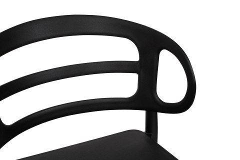 Krzesło MARCUS czarne - polipropylen