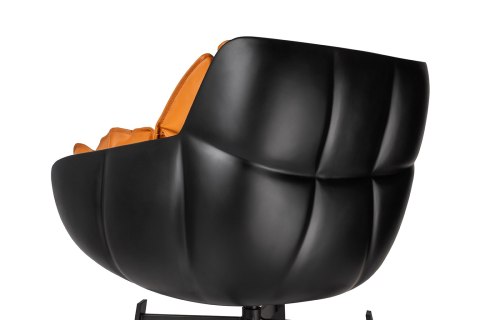 Krzesło obrotowe SHIBA brązowe / czarne - włókno szklane