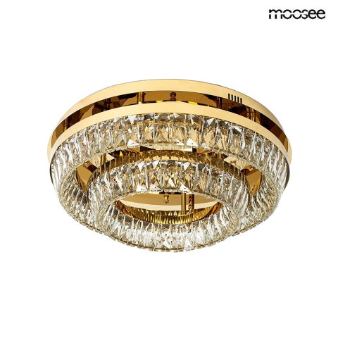 MOOSEE lampa sufitowa / plafon SAVOY 2 złota