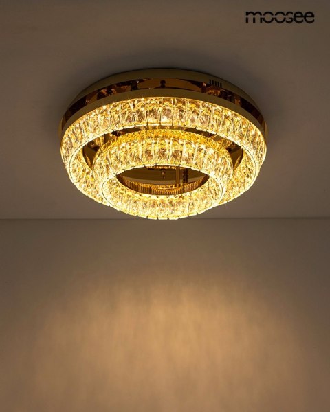 MOOSEE lampa sufitowa / plafon SAVOY 2 złota